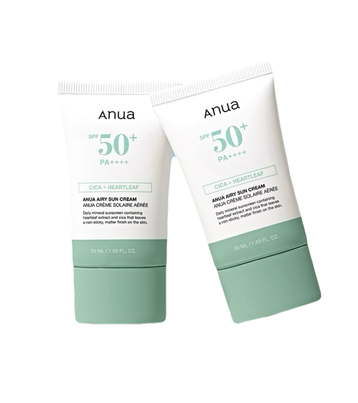 ANUA CICA+HEARTLEAF AIRY SUN CREAM 50ML